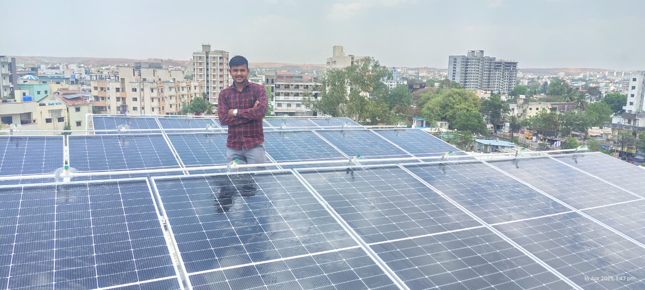 SolarSpark installation montage